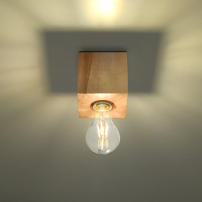 Sollux Plafondlamp Ariz hout