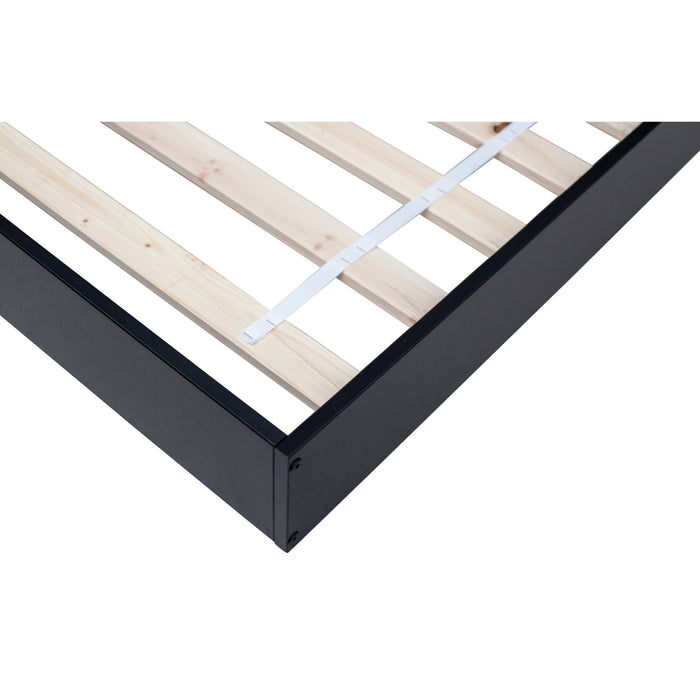 Woood Connect Hoekbed 90 x 200 cm - Zwart