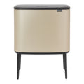 Brabantia Bo Touch Bin Afvalemmer 11 + 23 L - Metallic Gold
