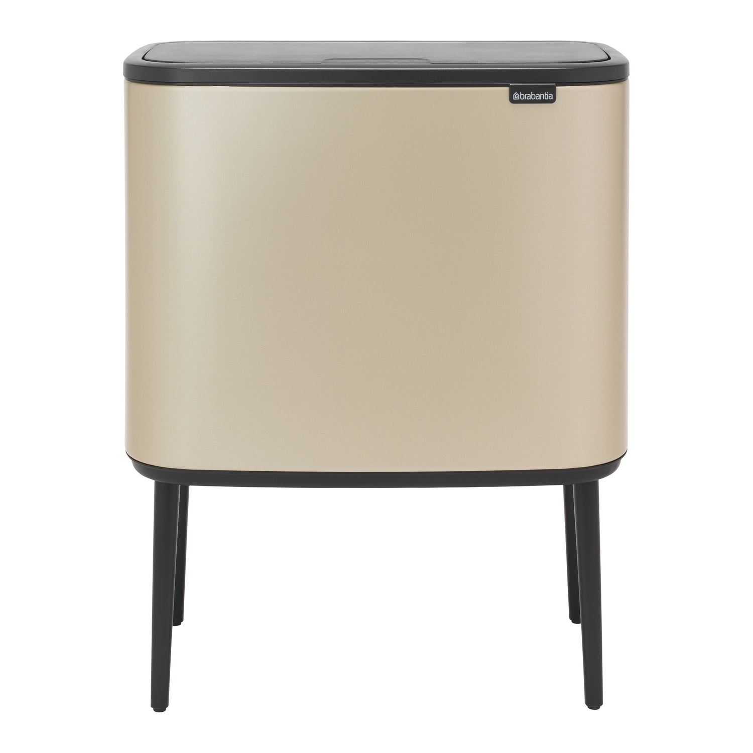 Brabantia Bo Touch Bin Afvalemmer 11 + 23 L - Metallic Gold