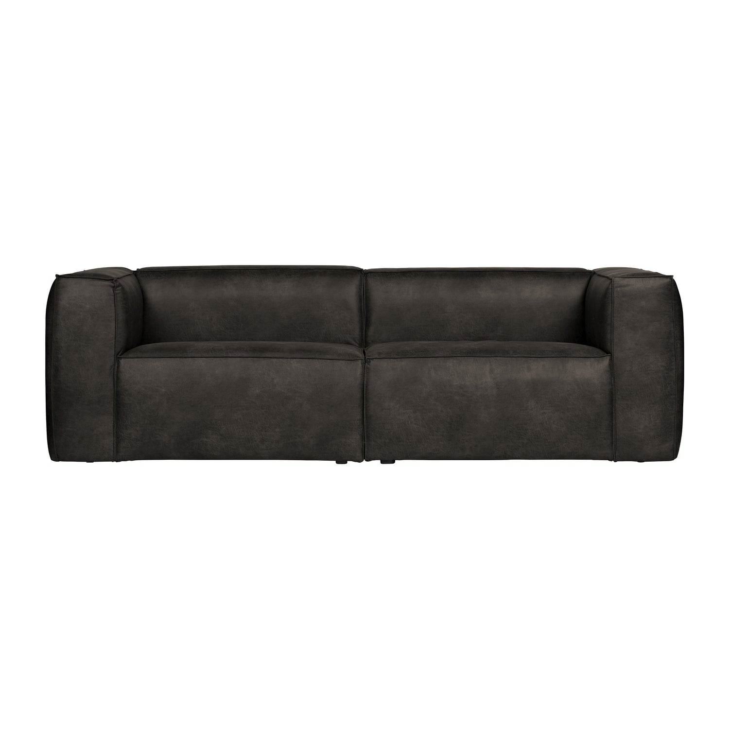 WOOOD Bean 3,5-zitsbank - Eco-leder - Zwart