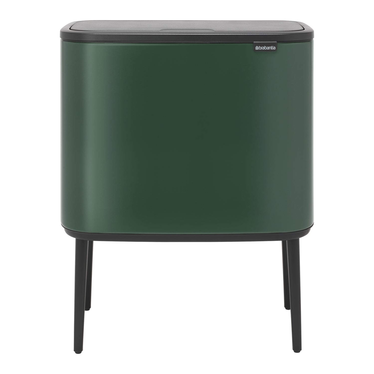 Brabantia Bo Touch Bin Afvalemmer 3 x 11 L  - Pine Green