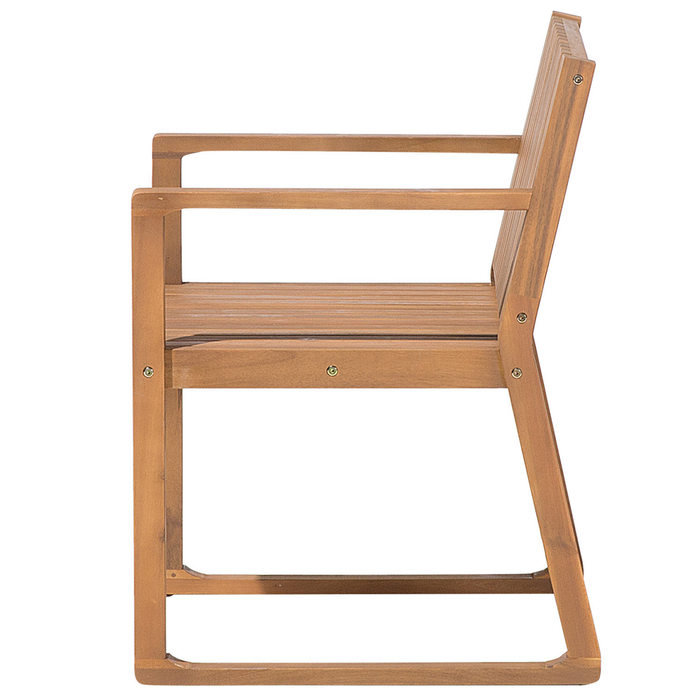 Beliani - SASSARI  - Tuinstoel - Lichte houtkleur - Acaciahout