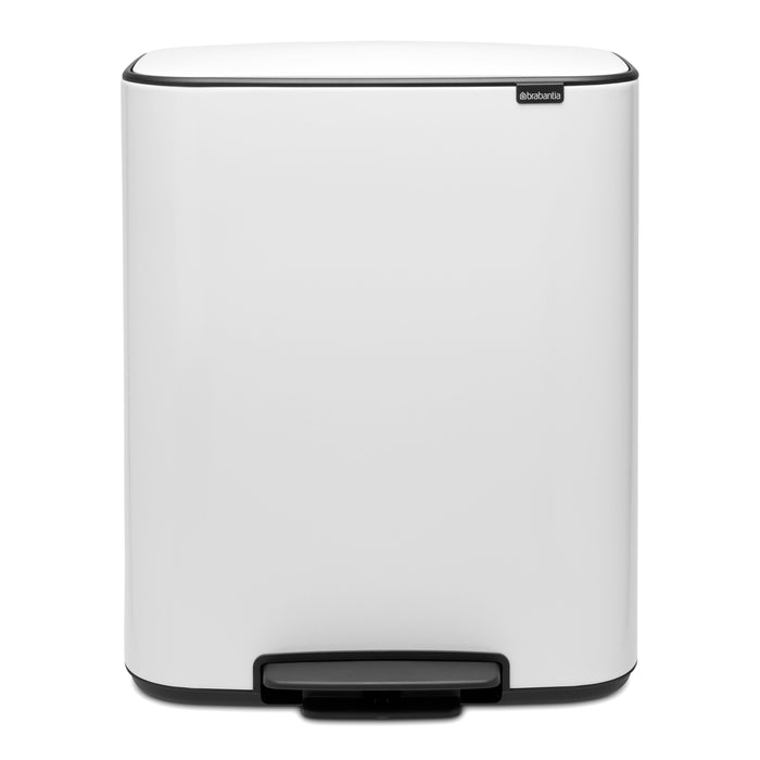 Brabantia Bo Pedaalemmer 60 Liter - White
