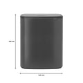 Brabantia Bo Touch Bin 2 x 30 L - Pine Green