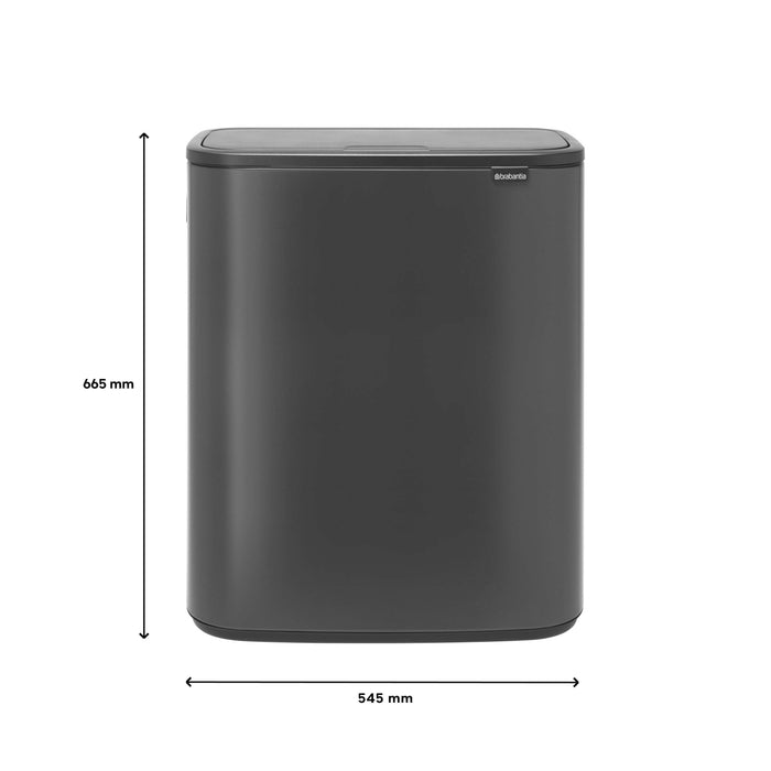Brabantia Bo Touch Bin 2 x 30 L - Pine Green