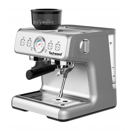 Techwood Professionele Espressomachine Met Koffiemolen