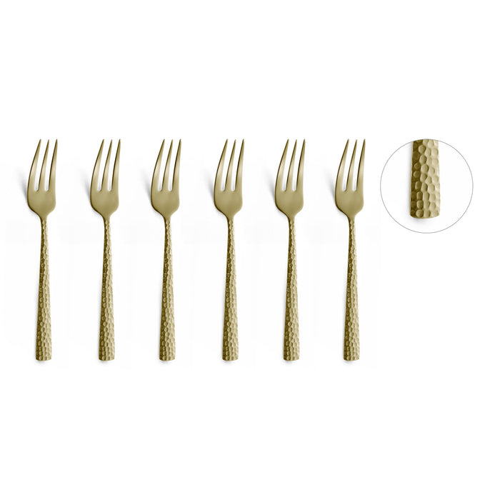 Amefa Felicity Gebaksvorkjes 6 st. - Champagne