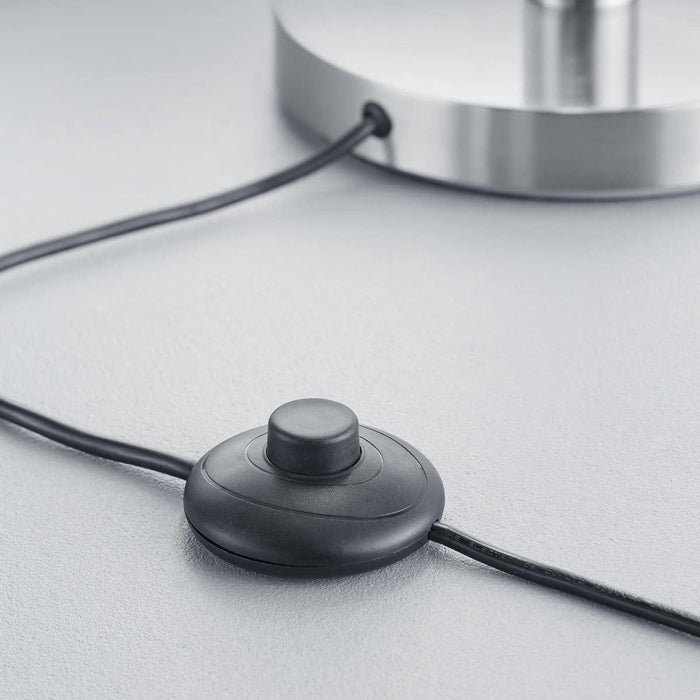 TRIO - Vloerlamp Loop Nikkel 138 cm  .