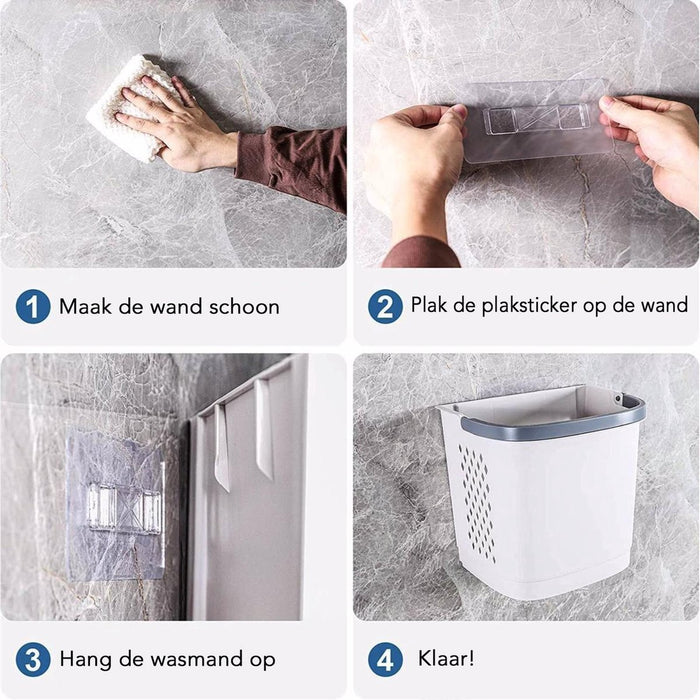 Sens Design Wassorteerder 3 vakken op wieltjes - 60L