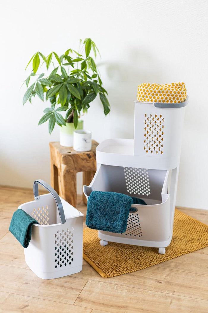 Sens Design Wassorteerder 3 vakken op wieltjes - 60L