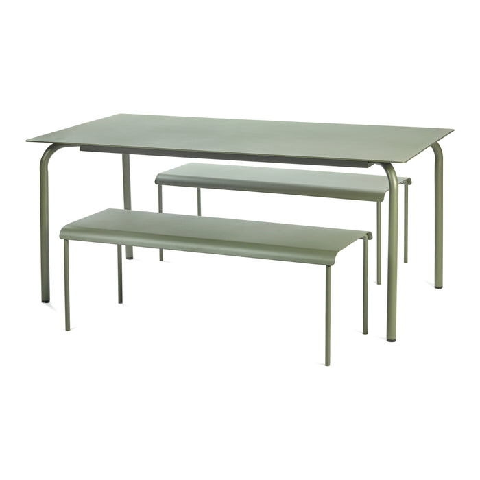 SERAX - Vincent Van Duysen - August Eettafel 170 x 90 cm - Eucalyptus green