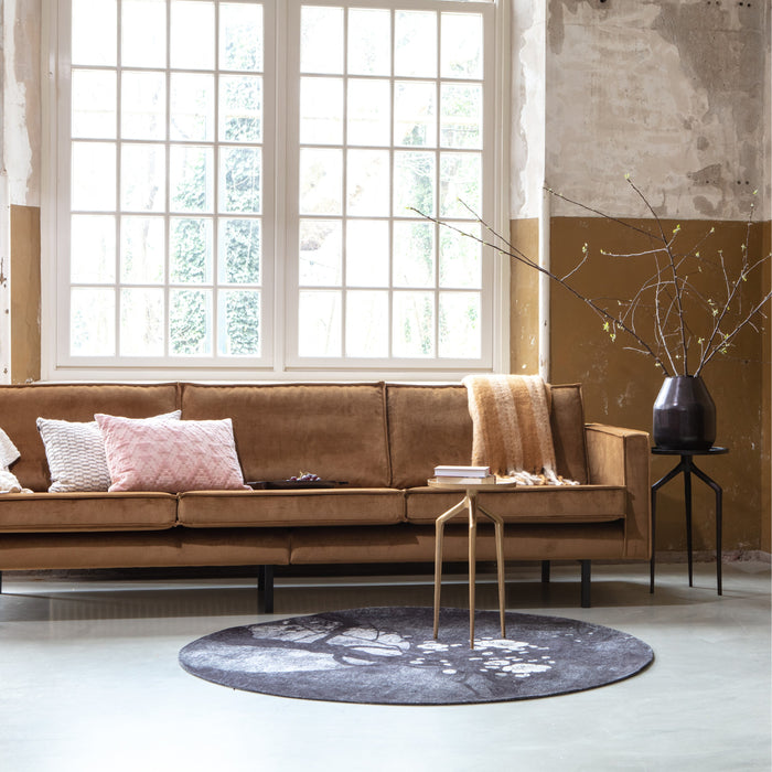 WOOOD Rodeo 3-zitsbank - Velvet -  Honinggeel