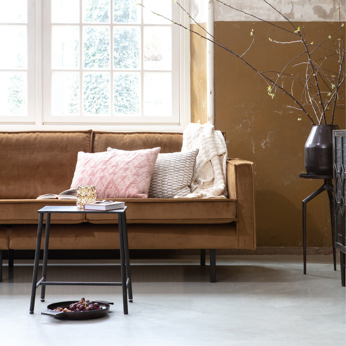 WOOOD Rodeo 3-zitsbank - Velvet -  Honinggeel