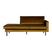 WOOOD Rodeo Daybed Rechts - Velvet -  Honinggeel