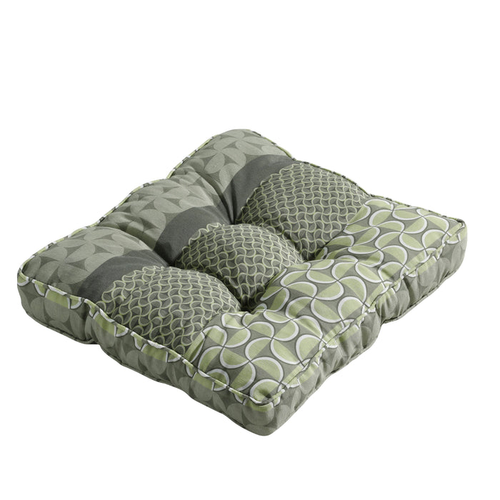 Madison Florance Zitkussen - Pasa Green - 47x47 - Groen