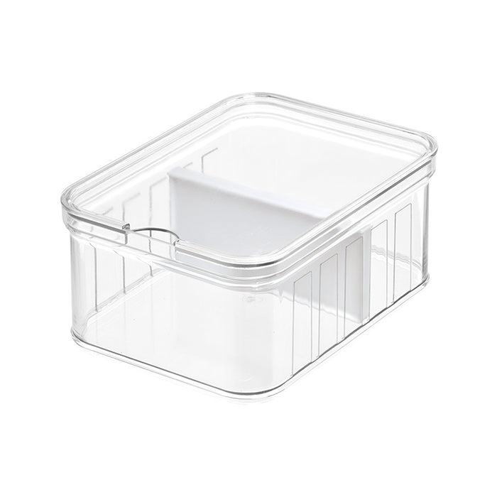 Opbergbox Koelkast met Vakken, 21.2 x 16.2 x 9.6 cm, Kunststof, Transp