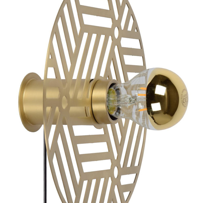 Lucide OLENNA Wandlamp - Mat Goud | Messing