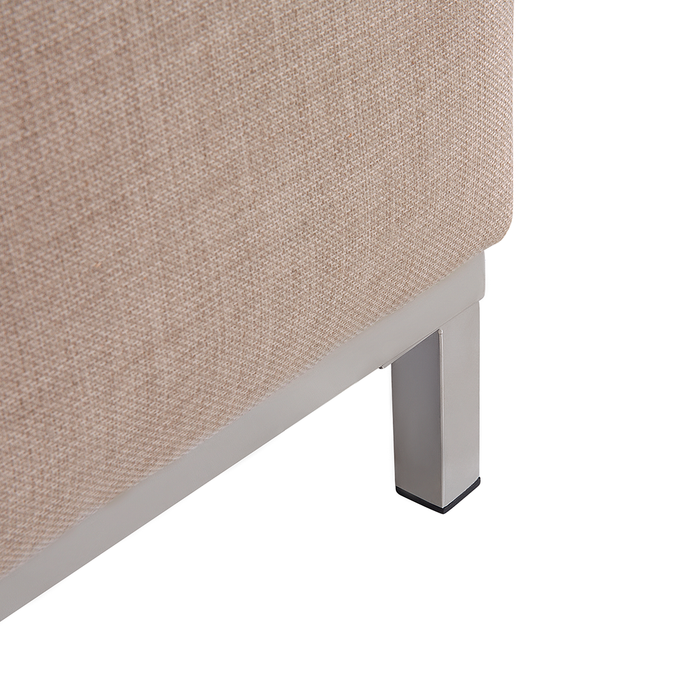 Beliani - OSLO - Ottomaan - Beige - Polyester