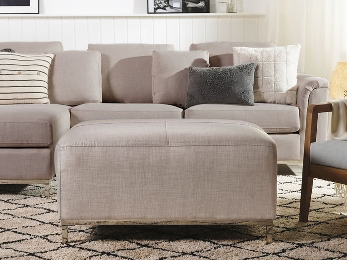 Beliani - OSLO - Ottomaan - Beige - Polyester