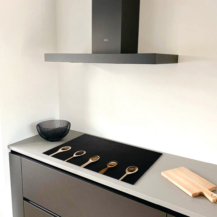 Inductie Beschermer - Exclusief - Lepels Print - 59x52cm