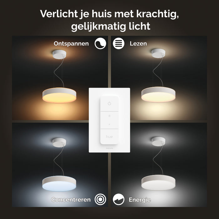 Philips Hue Enrave Hanglamp - XL - Wit