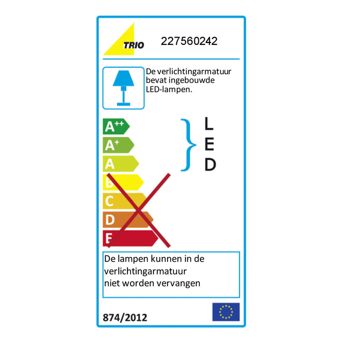 Trio Thames II Wandlamp