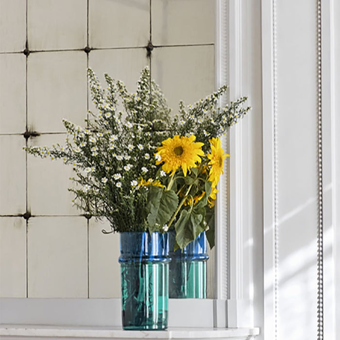 HAY Marokaanse Vaas L - Groen en Blauw