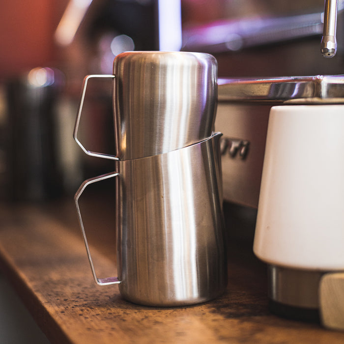 Barista & Co Dial Melkkan 0,42 L - Zilver