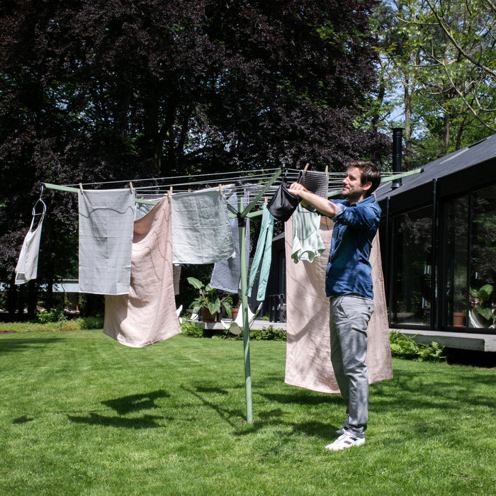 Brabantia Lift-o-Matic Droogmolen 50 m + Grondanker