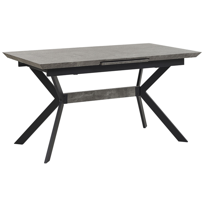 Beliani-BENSON -Uitschuifbare eettafel-Lichtgrijs-80 x 140|180 cm-MDF