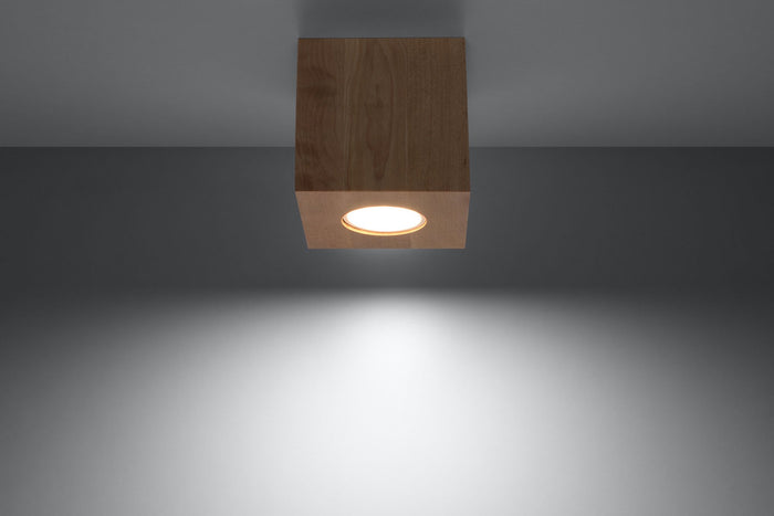 Sollux Plafondlamp Quad hout