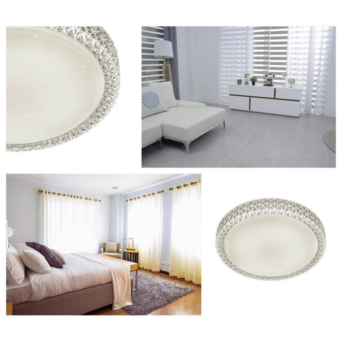 Reality Pegasus Plafonnière 1X SMD LED 24W Dimbaar Wit