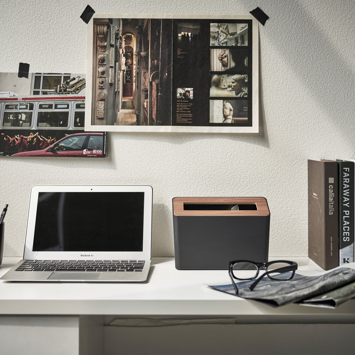 Yamazaki Rin Tafelafvalbakje - Zwart