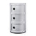 Kartell Componibili Kast Ø 32 cm - 3 Modules - Zilver