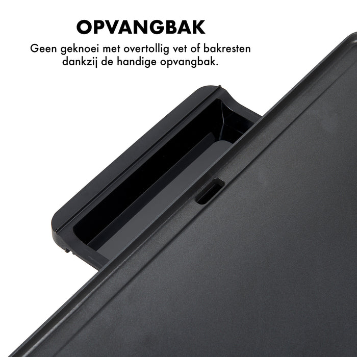 MOA Tafelgrill - Elektrische Bakplaat - Grill - 56 x 30 cm -