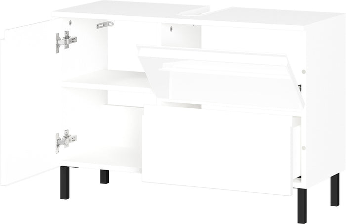 Germania Salinas Wastafelonderkast Hoogglans Wit 80 cm