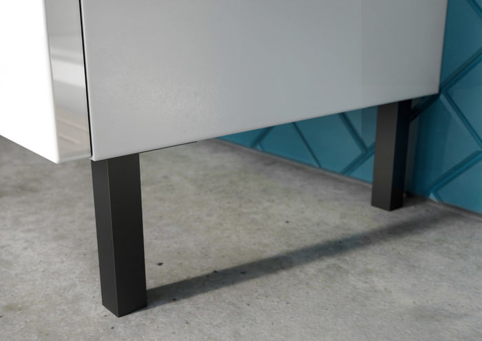 Germania Salinas Wastafelonderkast Hoogglans Wit 80 cm