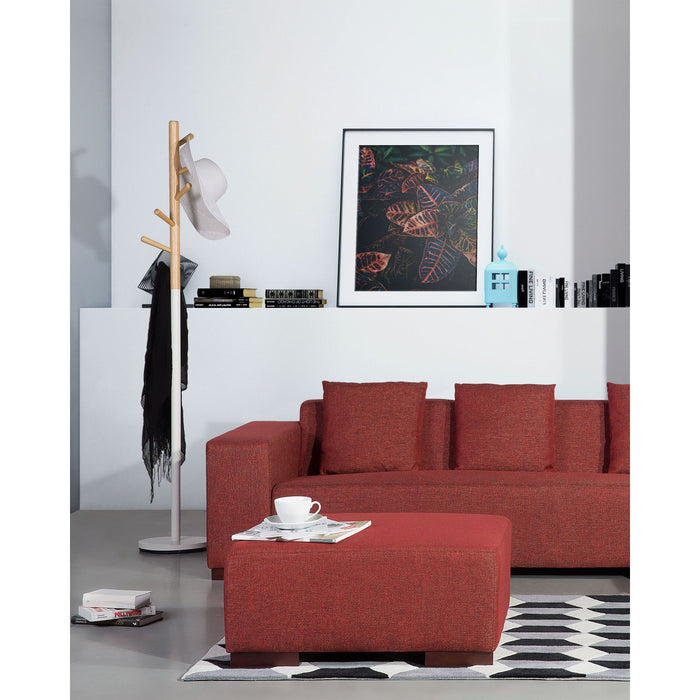 Beliani - AUBUM - Kapstok - Wit - Dennenhout