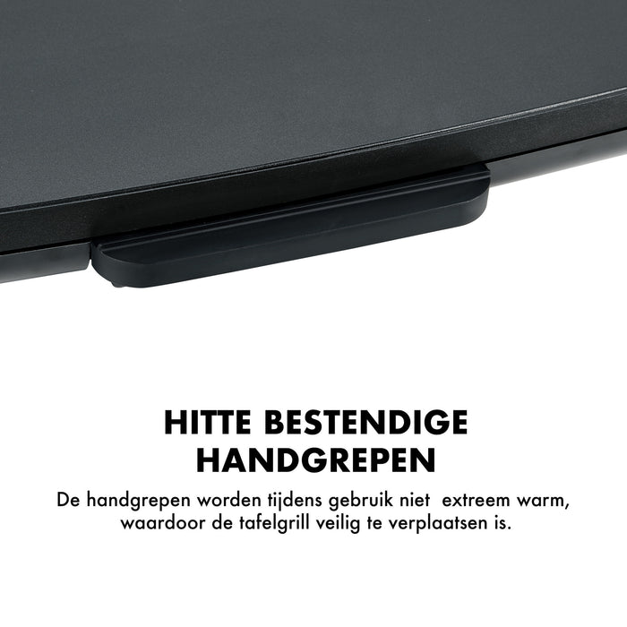 MOA Tafelgrill - Elektrische Bakplaat - Grill - 68 x 36 cm -