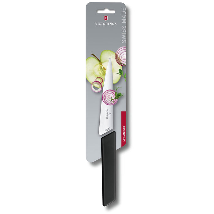 Victorinox Swiss Modern Koksmes - 15cm - RVS|PP Kunststof - Zwart