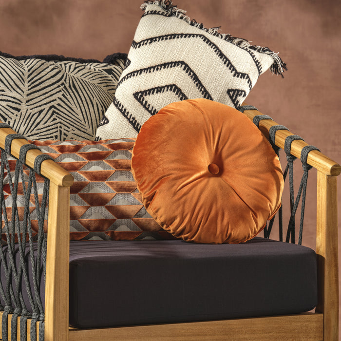 Hartman Jolie Rondkussen - Oranje - 40 x 40 cm