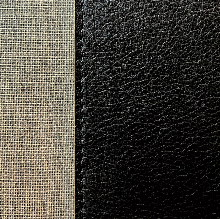 Inductie Beschermer - Leer Effen Zwart - 83x51,5cm