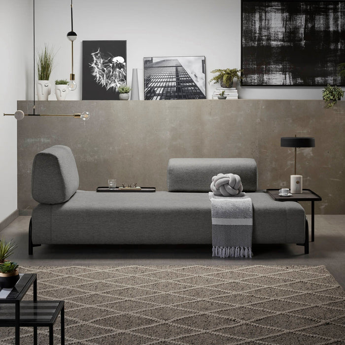 Kave Home Compo 3-zitsbank met Dienblad