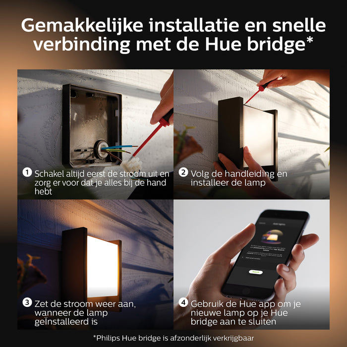 Philips Hue Fuzo Wandlamp