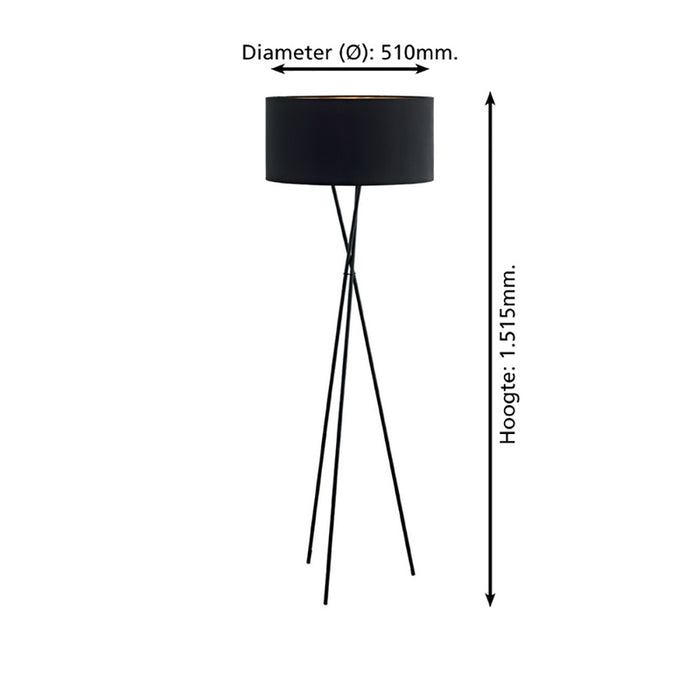 EGLO Fondachelli Vloerlamp