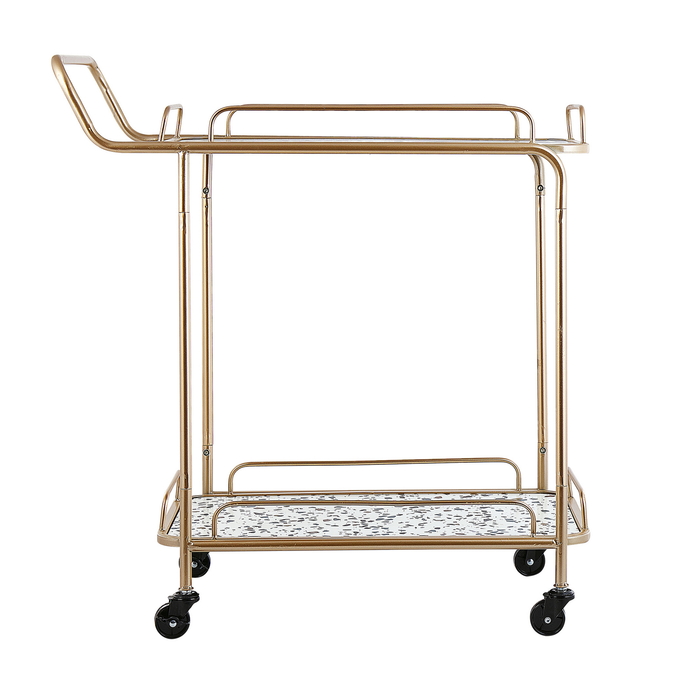 Beliani - GALENA - Keukentrolley - Goud - IJzer