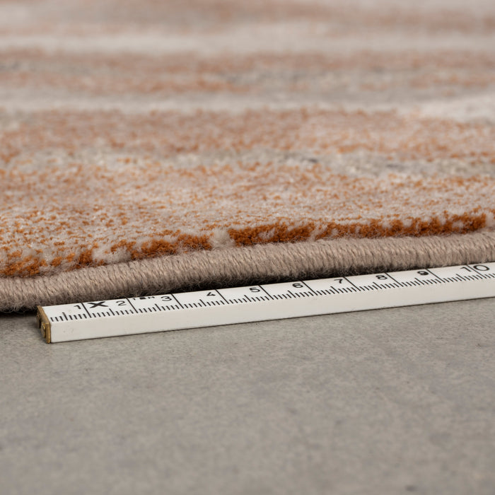 Zuiver Solar Vloerkleed Ø 240 cm - Terra/Grijs