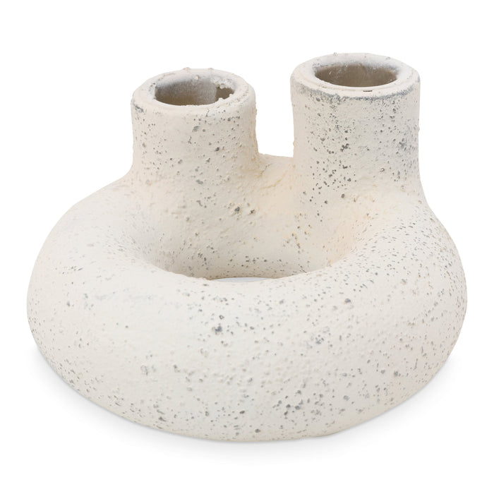 vtwonen Ecomix Kandelaar - Egg White H 12 cm