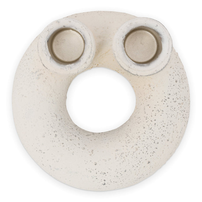 vtwonen Ecomix Kandelaar - Egg White H 12 cm